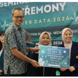 Mahasiswa Statistika Unpad Raih 1st Honorable Mention pada Dokter Data Essay Competition